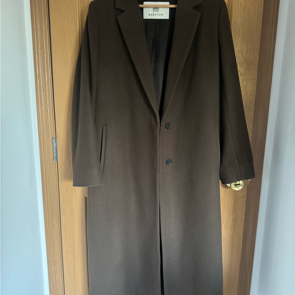 Babaton women’s Dark Brown Trench Coat